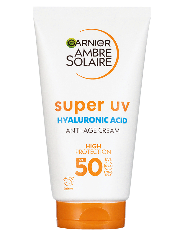 Ambre Solaire Super UV Öregedésgátló fényvédő az arcra, SPF 50